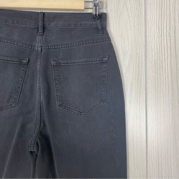 PacSun | Black Distressed High Rise Straight Leg Jeans Size 25 - Picture 4 of 11